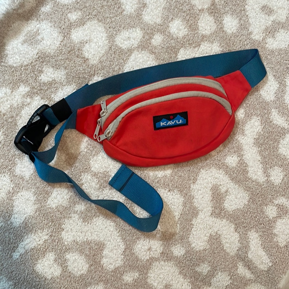 Orange kavu belt bag